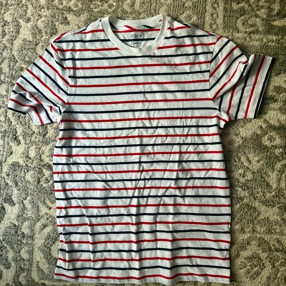 NWT Men’s Small JCrew Striped T-Shirt - Picture 1 of 3